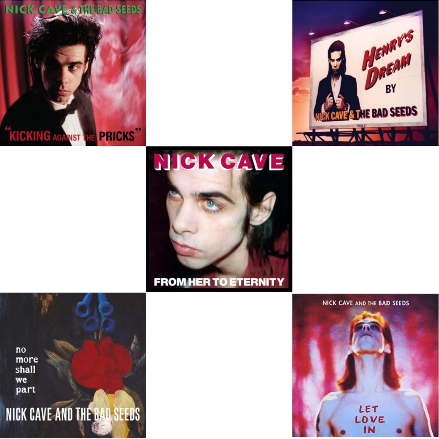 From Her To Eternity & Kicking Against The Pricks & Henry's Dream & Let Love In & No More Shall We Part (2LP)