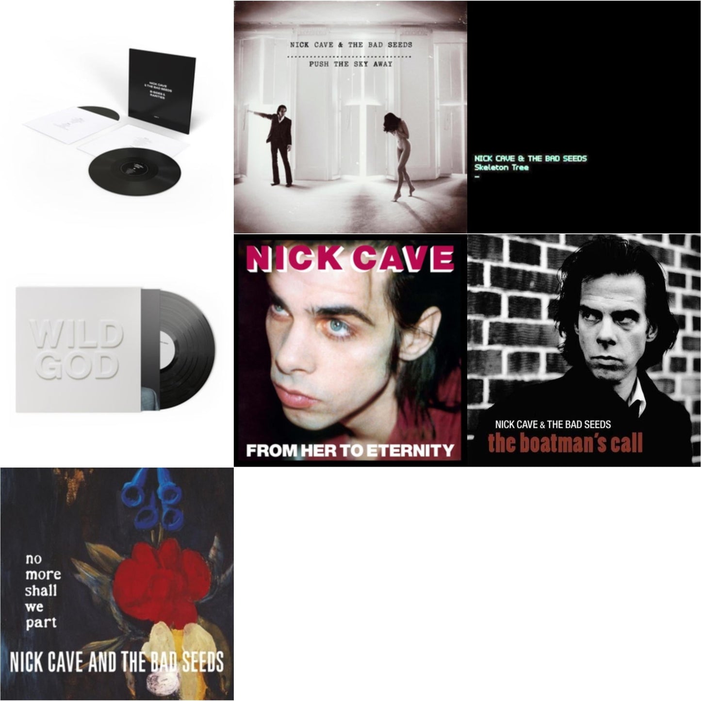 B-Sides & Rarities (Part Ii) & Push The Sky Away & Skeleton Tree (Dl Card) & Wild God & From Her To Eternity & Boatman's Call & No More Shall We Part (2LP)