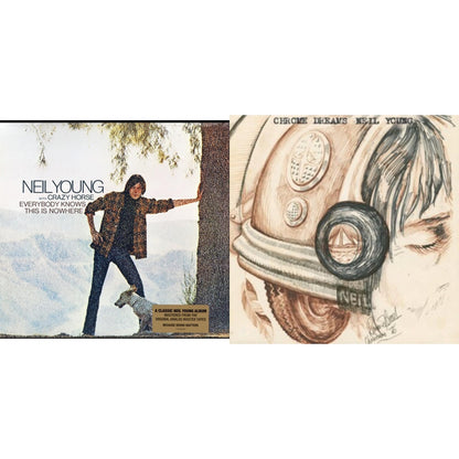 This is a 2 LP Vinyl SKU bundle.
1.This LP Vinyl is brand new.Format: LP VinylMusic Style: Folk RockThis item's title is: Chrome Dreams (2LP)Artist: Neil YoungLabel: REPRISEBarcode: 093624869375Release Date: 8/11/2023
2.This LP Vinyl is brand new.