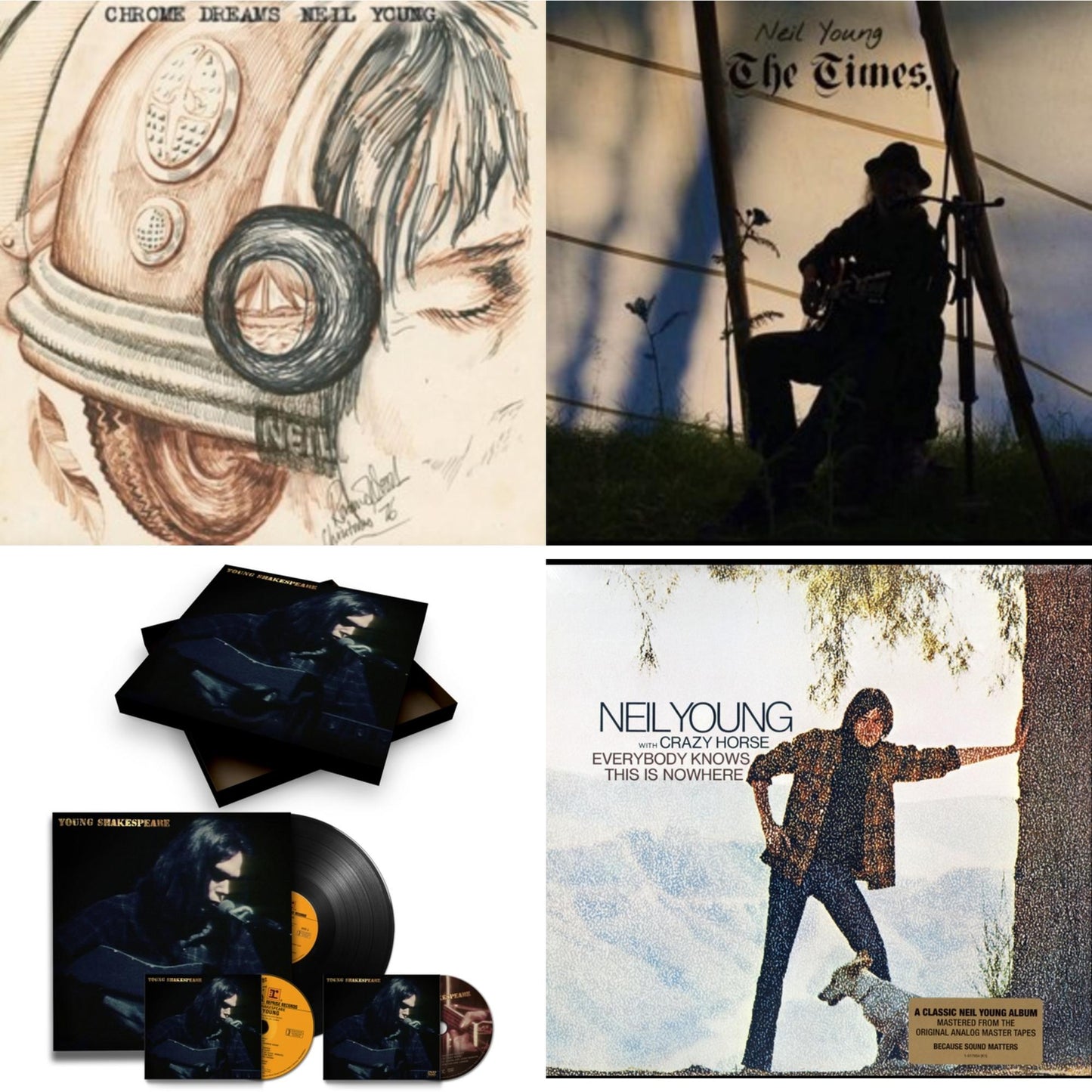 Chrome Dreams (2LP) & Times & Young Shakespeare (Deluxe) & Everybody Knows This Is Nowhere