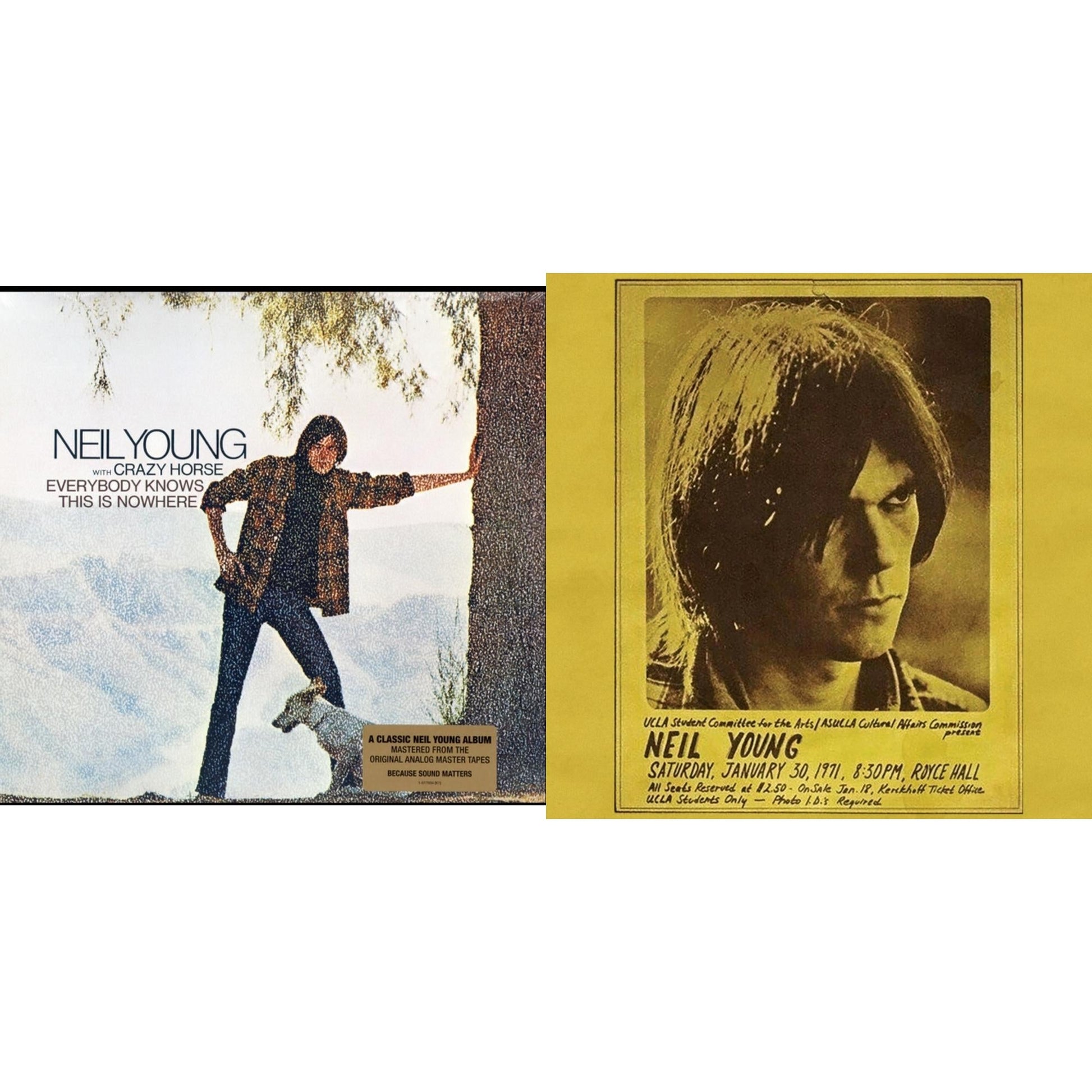 This is a 2 LP Vinyl SKU bundle.
1.This LP Vinyl is brand new.Format: LP VinylMusic Style: Italo-DiscoThis item's title is: Royce Hall 1971Artist: Neil YoungLabel: REPRISEBarcode: 093624885085Release Date: 6/3/2022
2.This LP Vinyl is brand new.