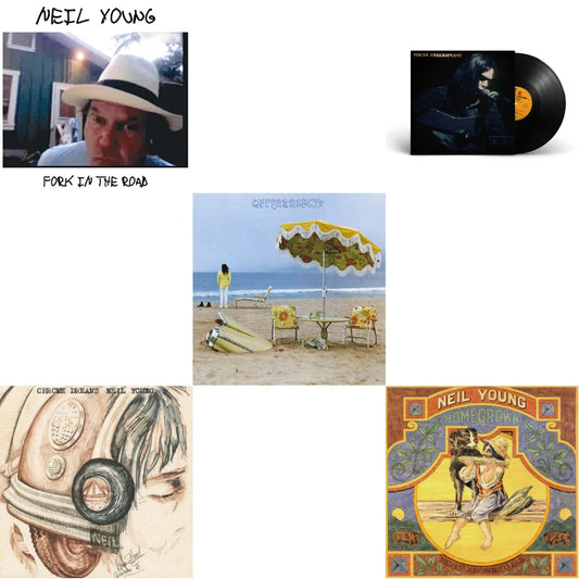 Chrome Dreams (2LP) & Young Shakespeare & Homegrown & On The Beach & Fork In The Road (140G)