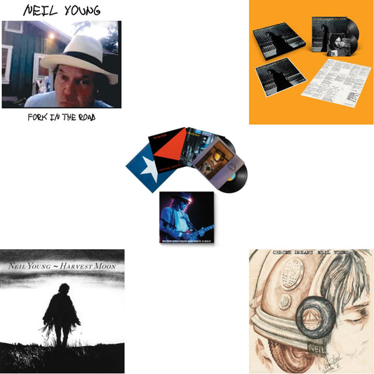 Chrome Dreams (2LP) & After The Gold Rush (50Th Anniv Ed) & Official Release Series Discs 13, 14, 20 & 21 & Harvest Moon (2LP) & Fork In The Road (140G)