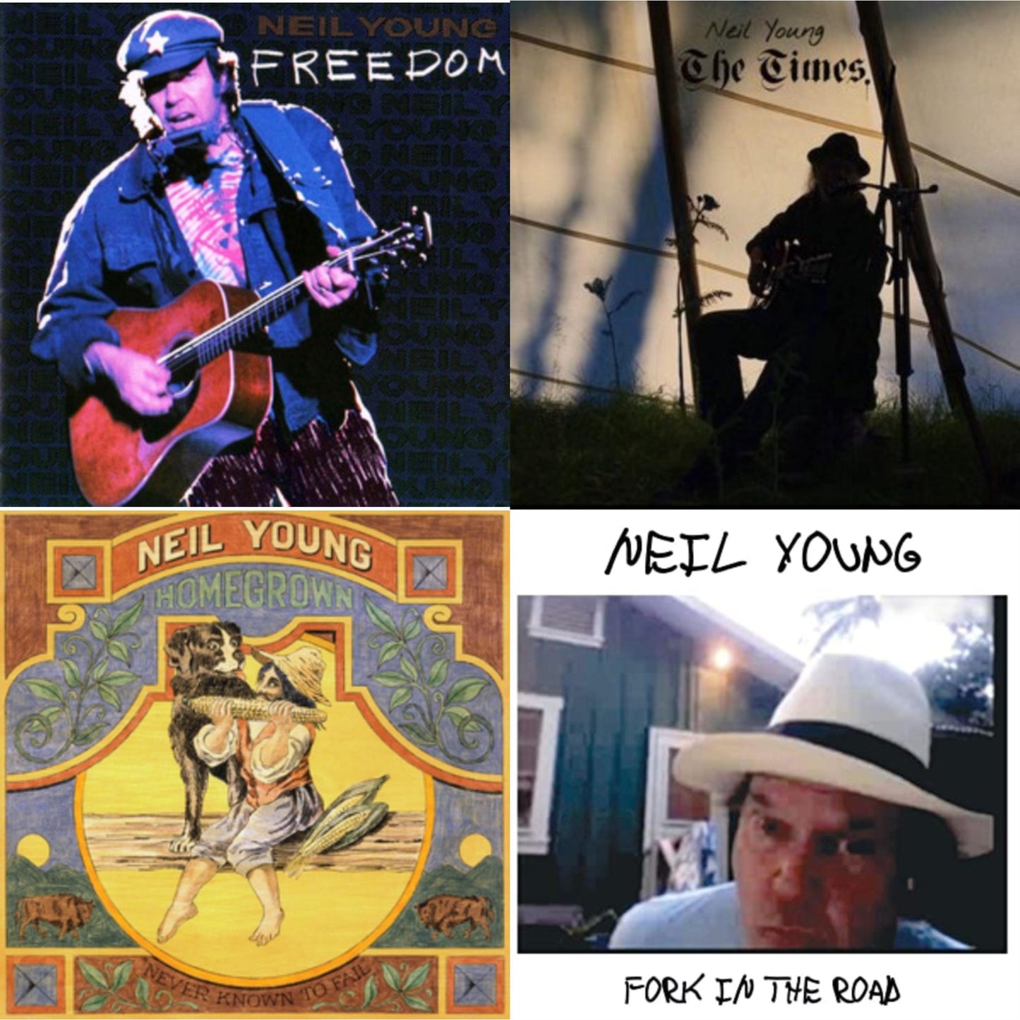 Freedom (2LP) & Times & Homegrown & Fork In The Road (140G)