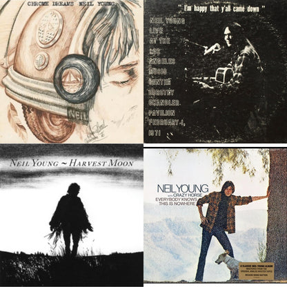 Chrome Dreams (2LP) & Dorothy Chandler Pavilion 1971 & Harvest Moon (2LP) & Everybody Knows This Is Nowhere