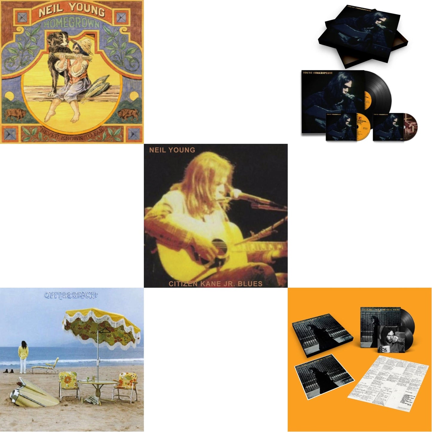 Citizen Kane Jr. Blues 1974 (Live At The Bottom Line) & Young Shakespeare (Deluxe) & After The Gold Rush (50Th Anniv Ed) & Homegrown & On The Beach