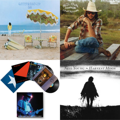 On The Beach (Clear LP Vinyl/50Th Ann) & Oceanside Countryside & Official Release Series Discs 13, 14, 20 & 21 & Harvest Moon (2LP)