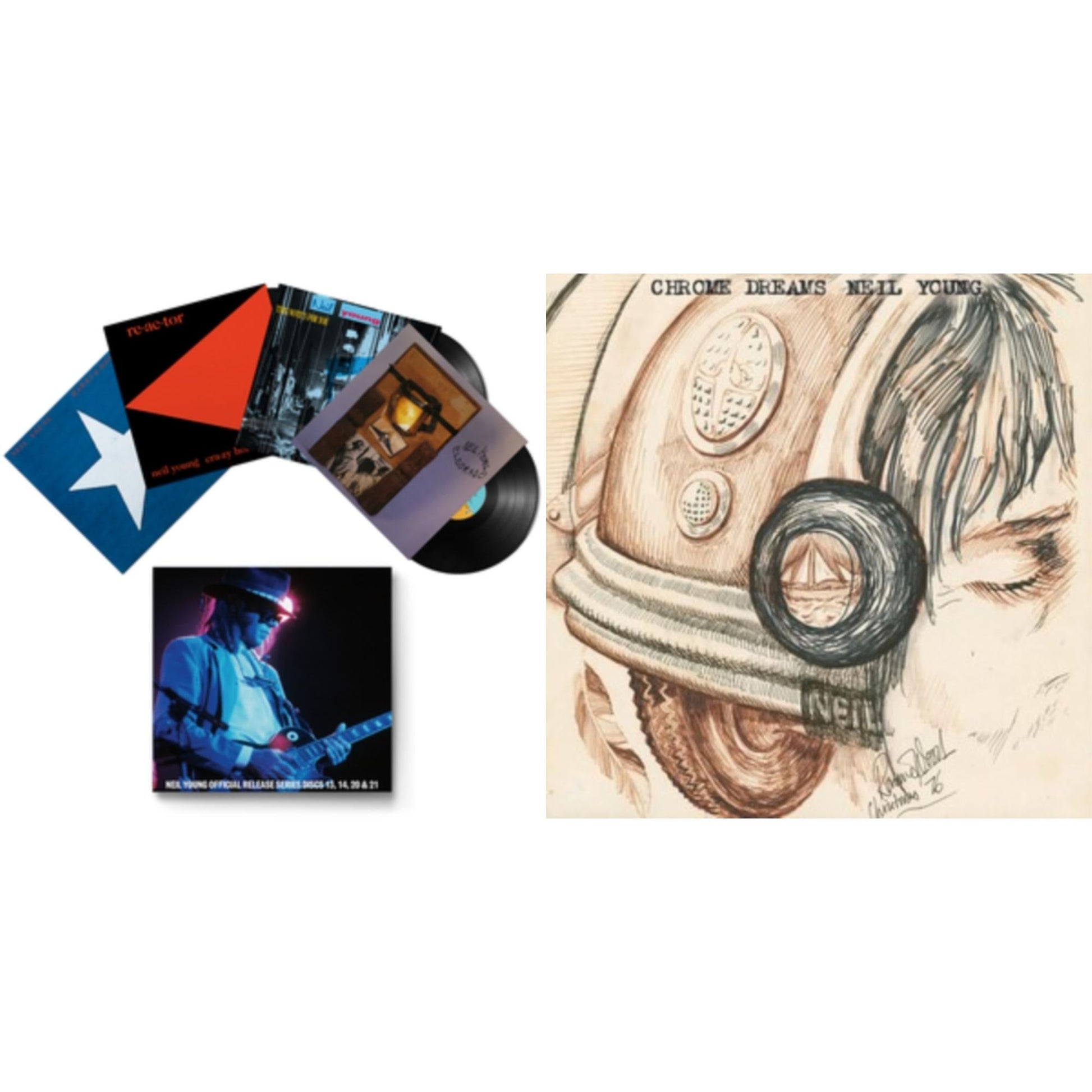 This is a 2 LP Vinyl SKU bundle.
1.This LP Vinyl is brand new.Format: LP VinylMusic Style: Folk RockThis item's title is: Chrome Dreams (2LP)Artist: Neil YoungLabel: REPRISEBarcode: 093624869375Release Date: 8/11/2023
2.This LP Vinyl is brand new.