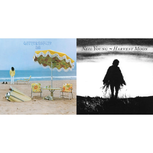 On The Beach (Clear LP Vinyl/50Th Ann) & Harvest Moon (2LP)