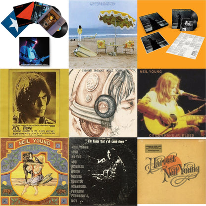 Chrome Dreams (2LP) & Royce Hall 1971 & Citizen Kane Jr. Blues 1974 (Live At The Bottom Line) & Dorothy Chandler Pavilion 1971 & After The Gold Rush (50Th Anniv Ed) & Official Release Series Discs 13, 14, 20 & 21 & Homegrown & On The Beach & Harvest