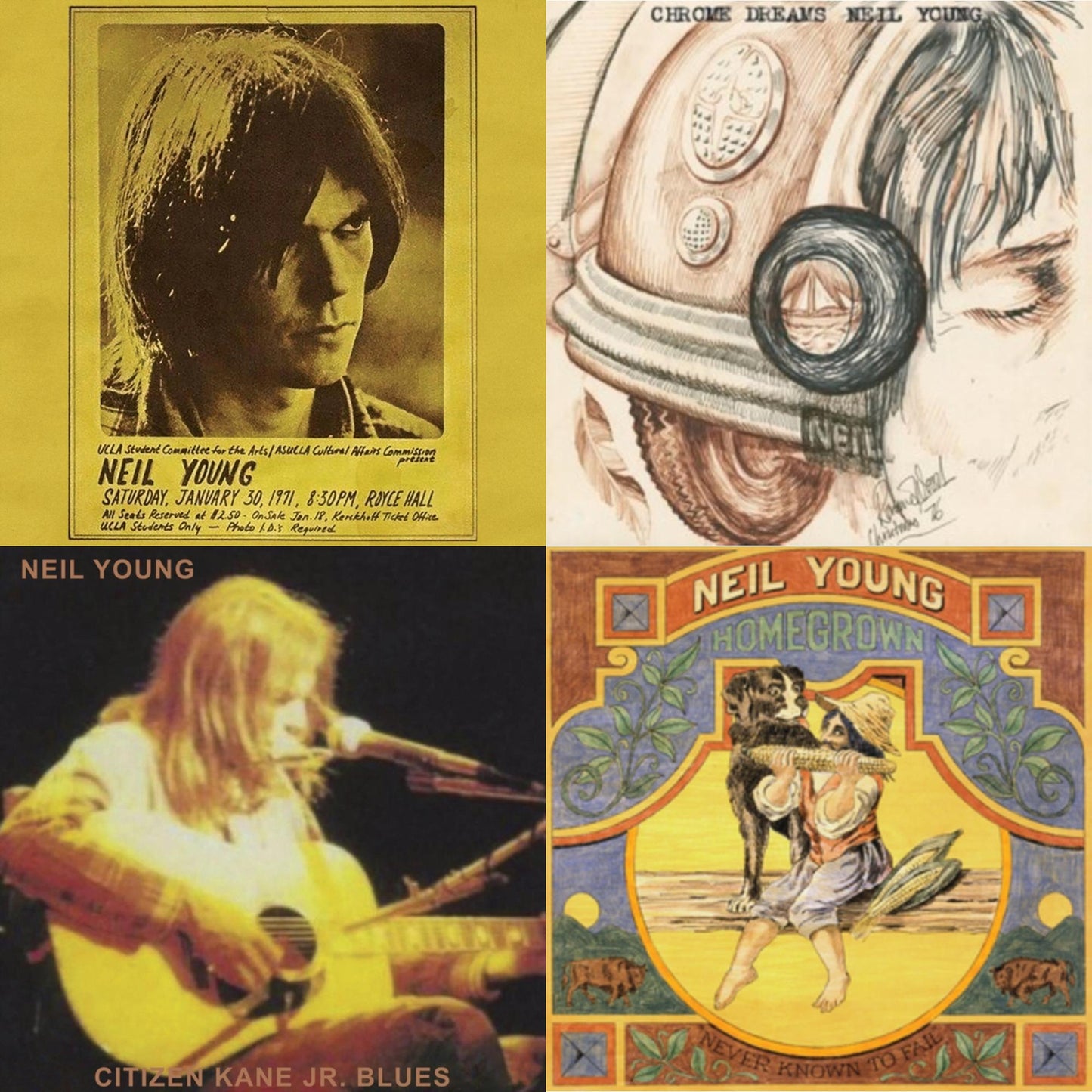 Chrome Dreams (2LP) & Royce Hall 1971 & Citizen Kane Jr. Blues 1974 (Live At The Bottom Line) & Homegrown