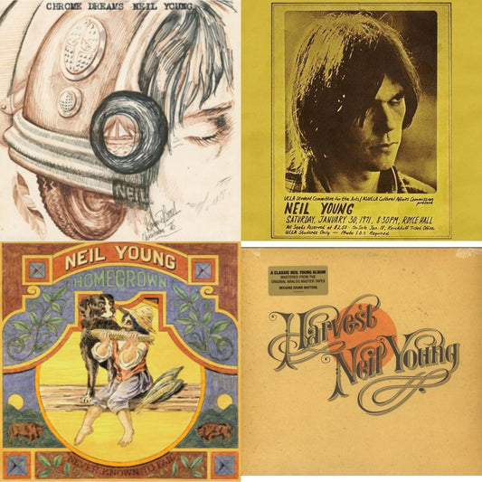 Chrome Dreams (2LP) & Royce Hall 1971 & Homegrown & Harvest