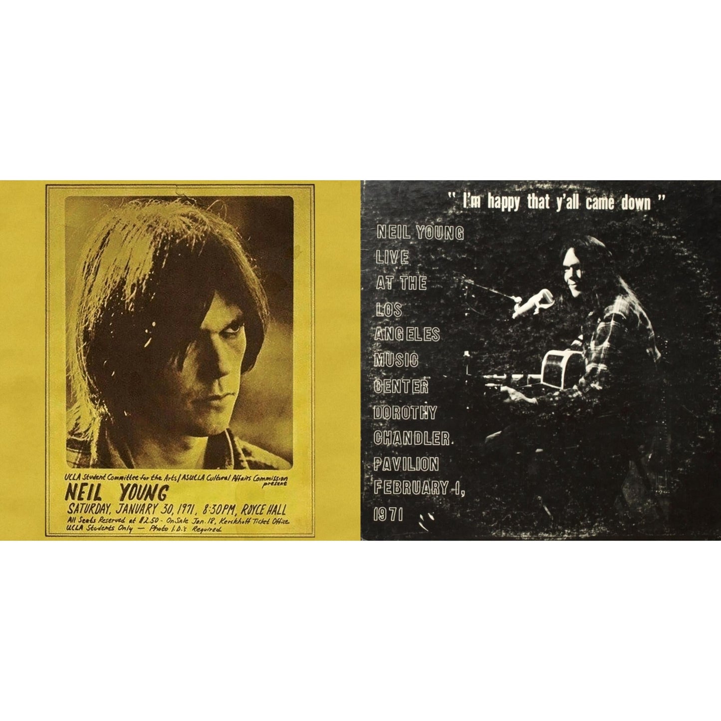 This is a 2 LP Vinyl SKU bundle.
1.This LP Vinyl is brand new.Format: LP VinylMusic Style: Italo-DiscoThis item's title is: Royce Hall 1971Artist: Neil YoungLabel: REPRISEBarcode: 093624885085Release Date: 6/3/2022
2.This LP Vinyl is brand new.