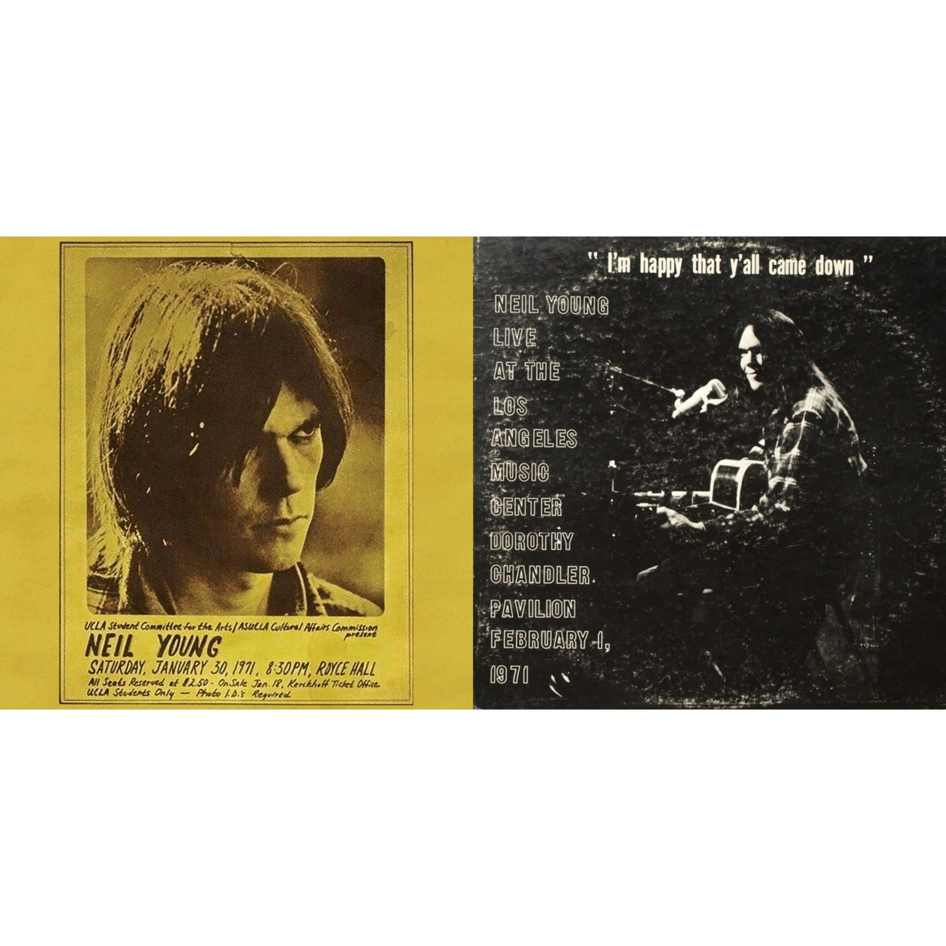 This is a 2 LP Vinyl SKU bundle.
1.This LP Vinyl is brand new.Format: LP VinylMusic Style: Italo-DiscoThis item's title is: Royce Hall 1971Artist: Neil YoungLabel: REPRISEBarcode: 093624885085Release Date: 6/3/2022
2.This LP Vinyl is brand new.