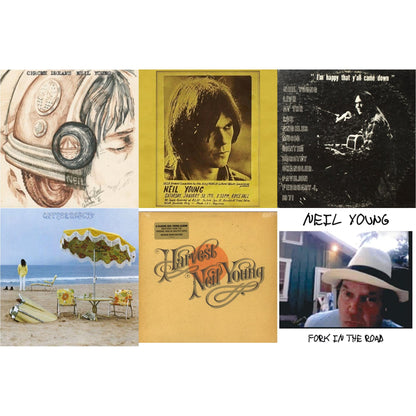 Chrome Dreams (2LP) & Royce Hall 1971 & Dorothy Chandler Pavilion 1971 & On The Beach & Harvest & Fork In The Road (140G)