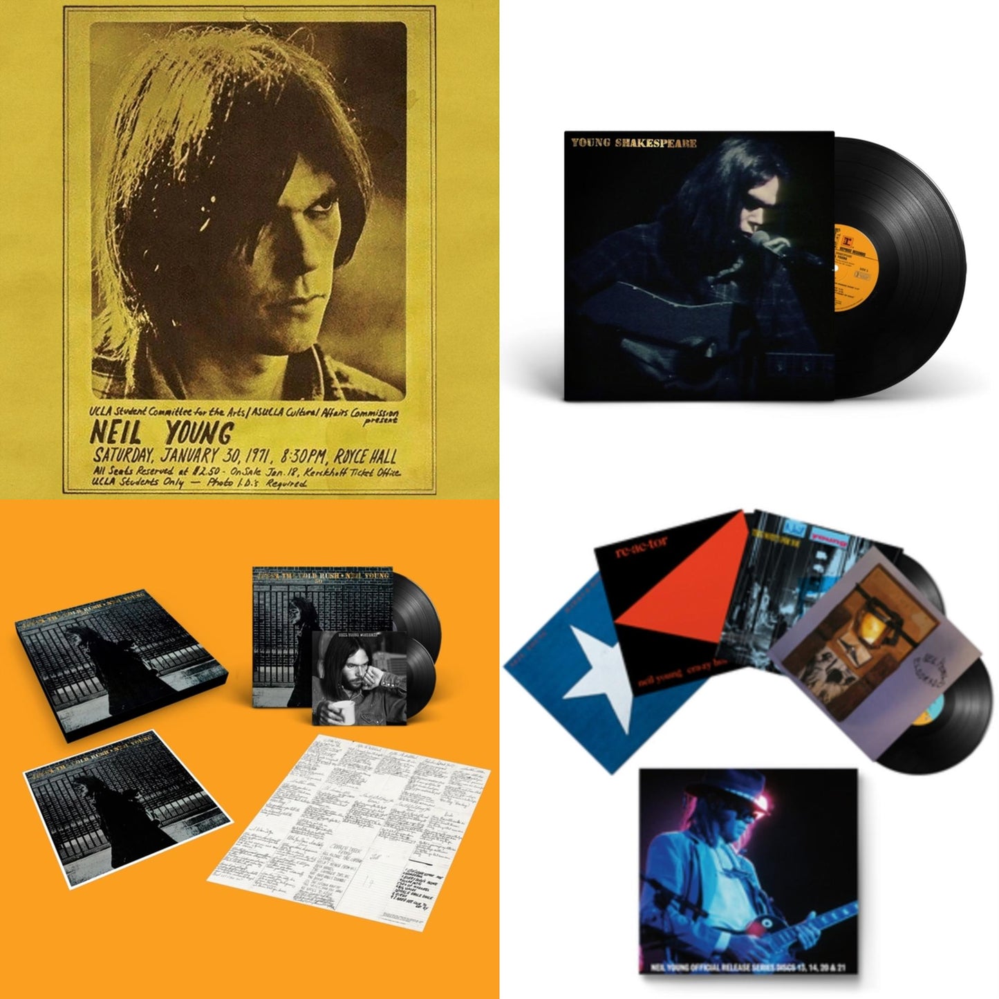 Royce Hall 1971 & Young Shakespeare & After The Gold Rush (50Th Anniv Ed) & Official Release Series Discs 13, 14, 20 & 21
