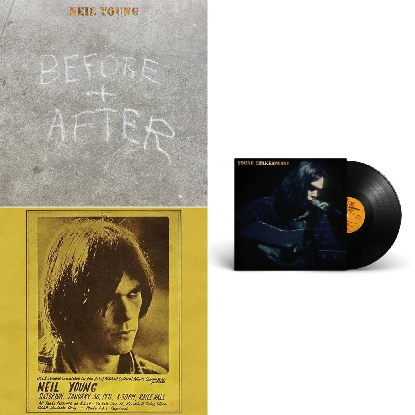 Before & After (Clear LP Vinyl) (I) & Royce Hall 1971 & Young Shakespeare