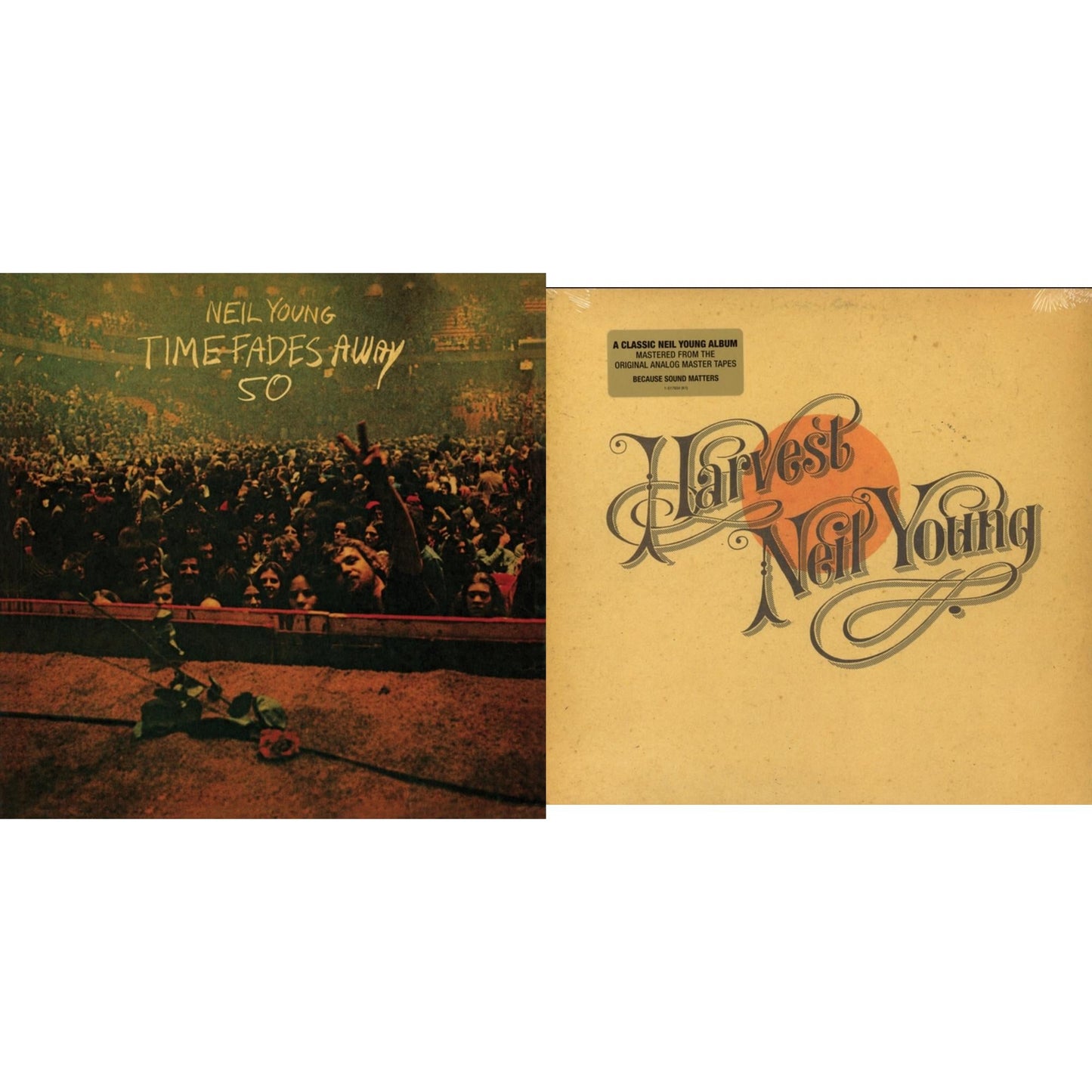 Time Fades Away (50Th Anniversary/Clear LP Vinyl) & Harvest