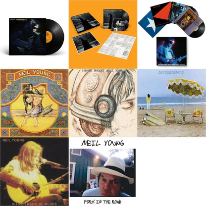 Chrome Dreams (2LP) & Citizen Kane Jr. Blues 1974 (Live At The Bottom Line) & Young Shakespeare & After The Gold Rush (50Th Anniv Ed) & Official Release Series Discs 13, 14, 20 & 21 & Homegrown & On The Beach & Fork In The Road (140G)