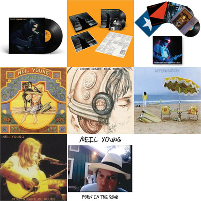 Chrome Dreams (2LP) & Citizen Kane Jr. Blues 1974 (Live At The Bottom Line) & Young Shakespeare & After The Gold Rush (50Th Anniv Ed) & Official Release Series Discs 13, 14, 20 & 21 & Homegrown & On The Beach & Fork In The Road (140G)