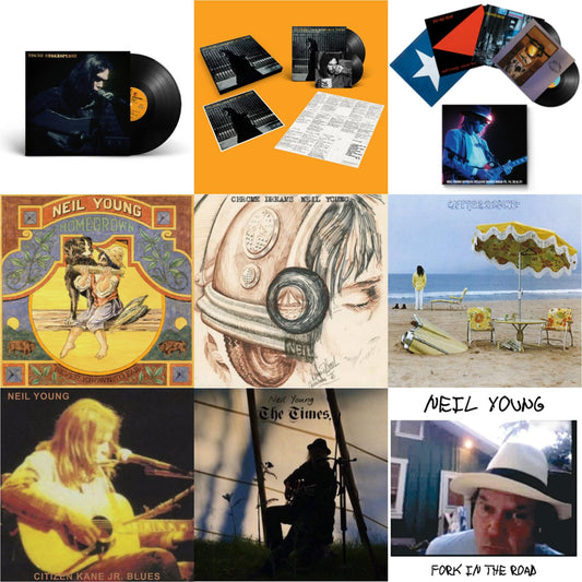 Chrome Dreams (2LP) & Citizen Kane Jr. Blues 1974 (Live At The Bottom Line) & Times & Young Shakespeare & After The Gold Rush (50Th Anniv Ed) & Official Release Series Discs 13, 14, 20 & 21 & Homegrown & On The Beach & Fork In The Road (140G)