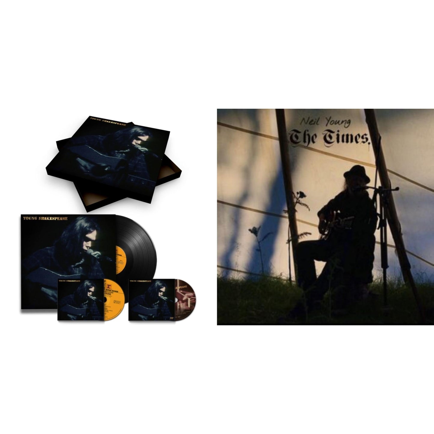 This is a 2 LP Vinyl SKU bundle.
1.This LP Vinyl is brand new.Format: LP VinylMusic Style: Country RockThis item's title is: Young Shakespeare (Deluxe)Artist: Neil YoungLabel: REPRISEBarcode: 093624888093Release Date: 3/26/2021
2.This LP Vinyl is brand new.