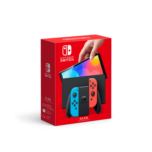 Switch Console Neon Red & Blue Core (OLED)