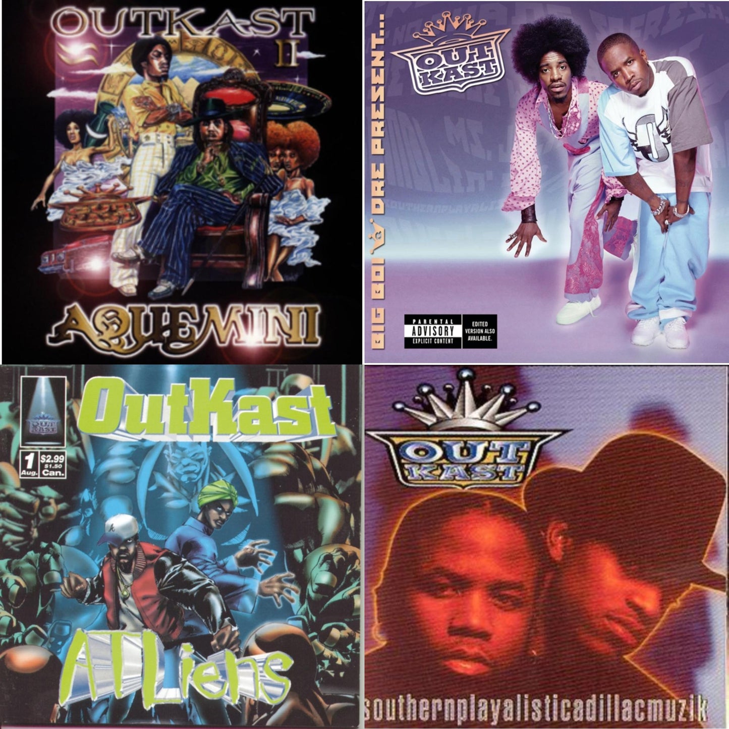 Southernplayalisticadillacmuzik & Atliens & Aquemini & Big Boi & Dre Present Outkast (Explicit)