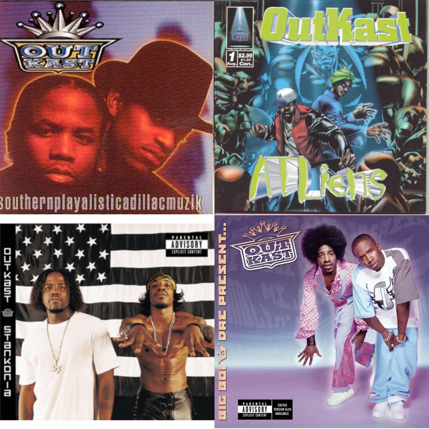 Southernplayalisticadillacmuzik & Atliens & Stankonia & Big Boi & Dre Present Outkast (Explicit)