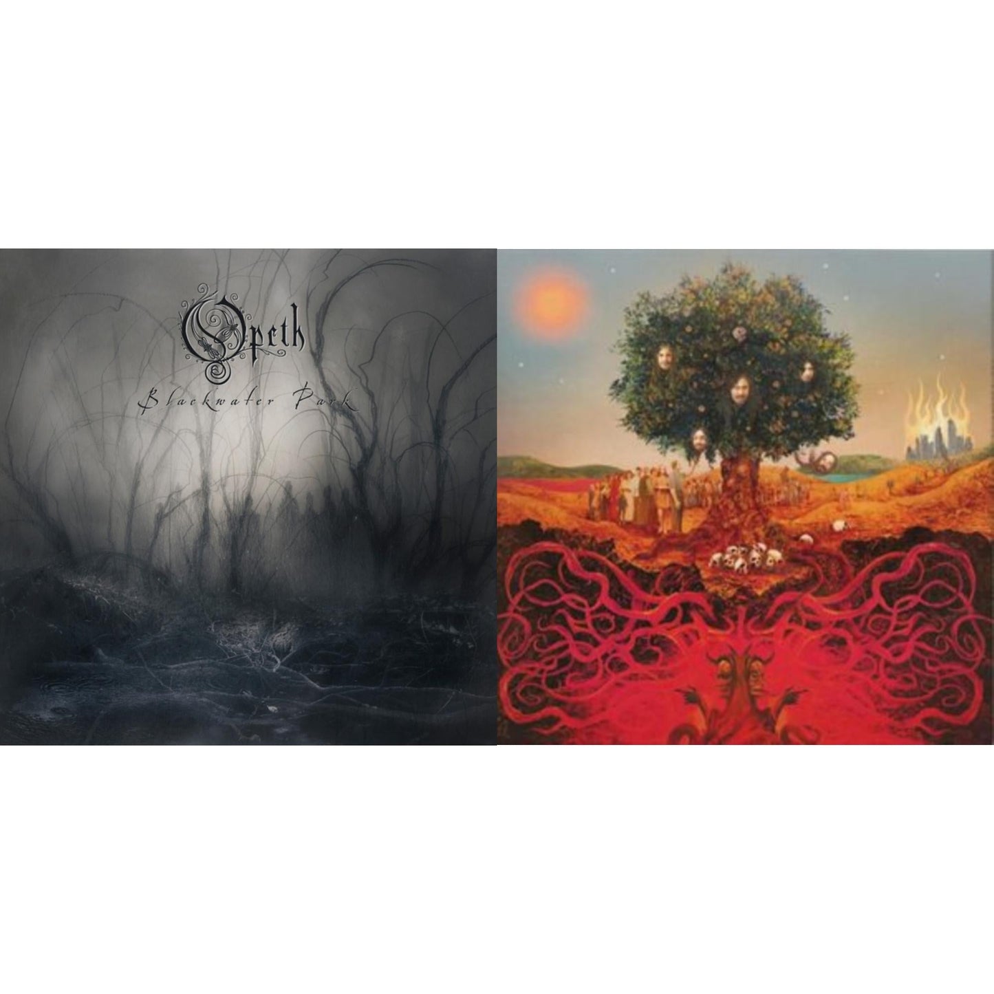Blackwater Park (20Th Anniversary Edition/2LP/White/Black Smokey Light Transparent Vinyl) & Heritage (2LP/180G)