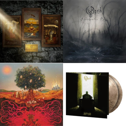 Pale Communion (Dl Card) & Blackwater Park (20Th Anniversary Edition/2LP/White/Black Smokey Light Transparent Vinyl) & Heritage (2LP/180G) & Watershed (2LP/Silver & Black Marbled Vinyl/180G/Numbered)