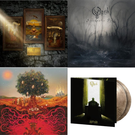 Pale Communion (Dl Card) & Blackwater Park (20Th Anniversary Edition/2LP/White/Black Smokey Light Transparent Vinyl) & Heritage (2LP/180G) & Watershed (2LP/Silver & Black Marbled Vinyl/180G/Numbered)