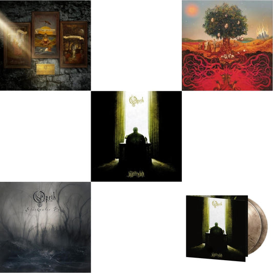 Pale Communion (Dl Card) & Blackwater Park (20Th Anniversary Edition/2LP/White/Black Smokey Light Transparent Vinyl) & Watershed (Limited/180G) & Heritage (2LP/180G) & Watershed (2LP/Silver & Black Marbled Vinyl/180G/Numbered)