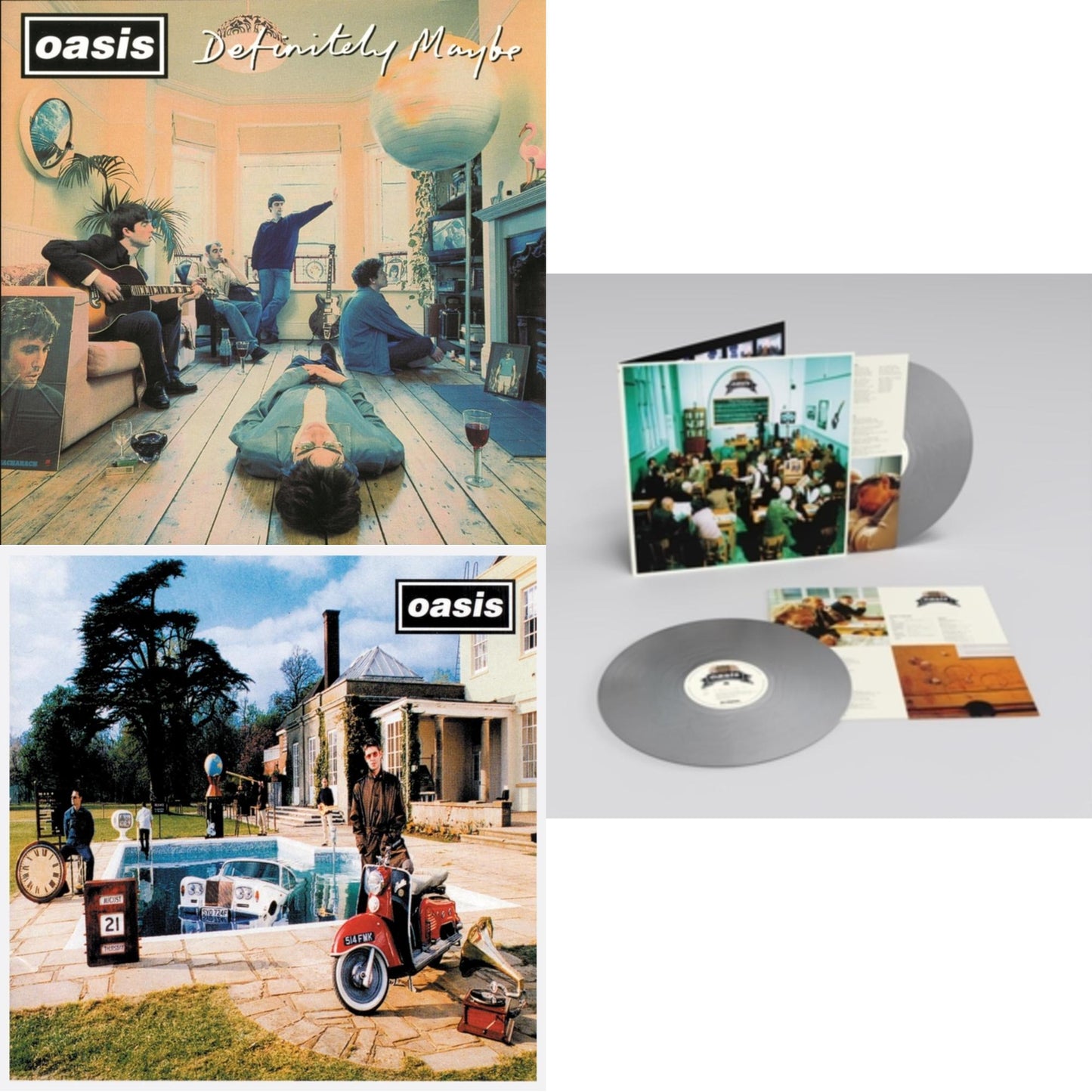This is a 3 LP Vinyl SKU bundle.
1.This LP Vinyl is brand new.Format: LP VinylMusic Style: Alternative RockThis item's title is: Definitely MaybeArtist: OasisLabel: UNIVERSALBarcode: 5051961070019Release Date: 8/11/2020
2.This LP Vinyl is brand new.