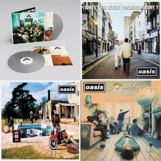 This is a 4 LP Vinyl SKU bundle.
1.This LP Vinyl is brand new.Format: LP VinylMusic Style: Alternative RockThis item's title is: Definitely MaybeArtist: OasisLabel: UNIVERSALBarcode: 5051961070019Release Date: 8/11/2020
2.This LP Vinyl is brand new.