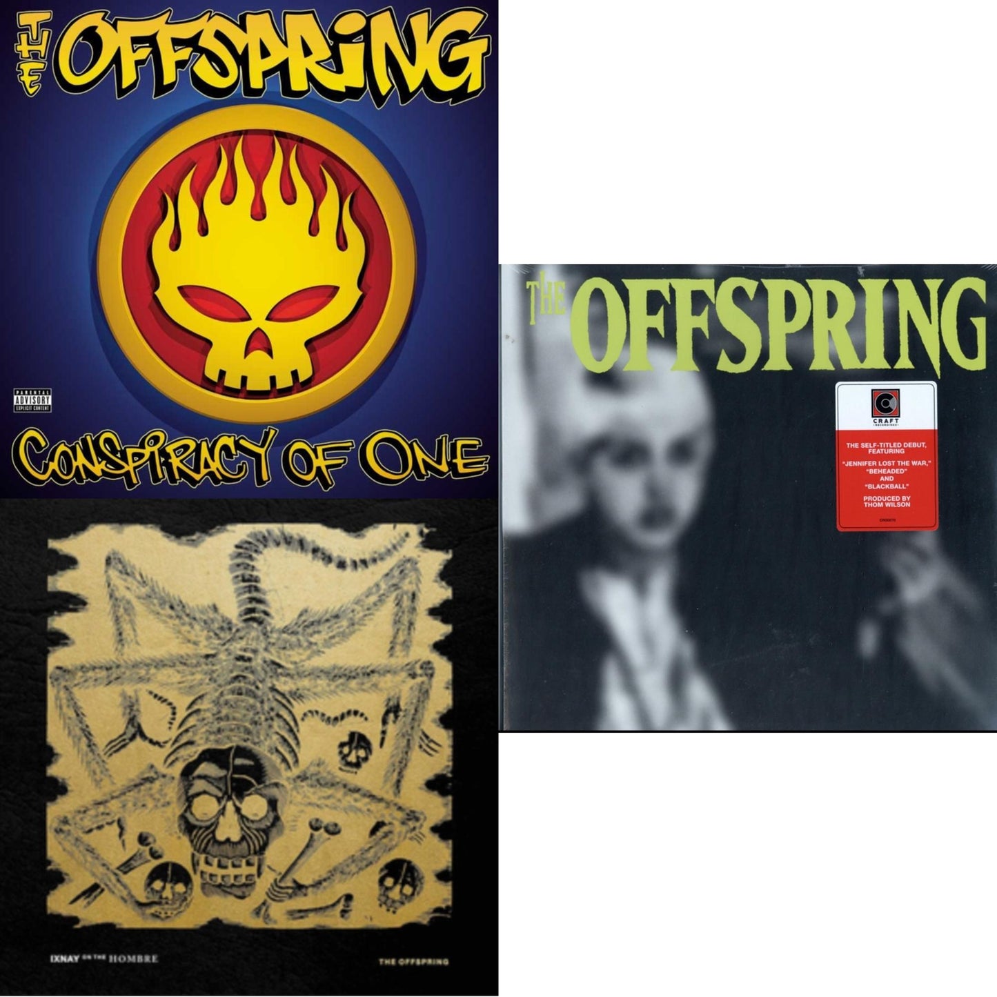 Conspiracy Of One & Ixnay On The Hombre (180G/Opaque Gold LP Vinyl/Leatherette Jacket) & Offspring (LP)