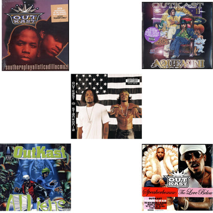 This is a 5 LP Vinyl SKU bundle.
1.This LP Vinyl is brand new.Format: LP VinylMusic Style: ConsciousThis item's title is: SouthernplayalisticadillacmuzikArtist: OutkastLabel: LEGACYBarcode: 888430426412Release Date: 6/3/2014
2.This LP Vinyl is brand new.