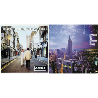 Oasis - Standing On The Shoulder Of Giants & (What’S The Story) Morning Glory? - LP Vinyl Bundle