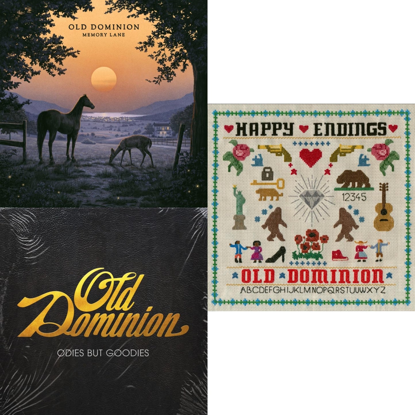 Memory Lane (2LP) & Odies But Goodies (3LP) & Happy Endings (140G)