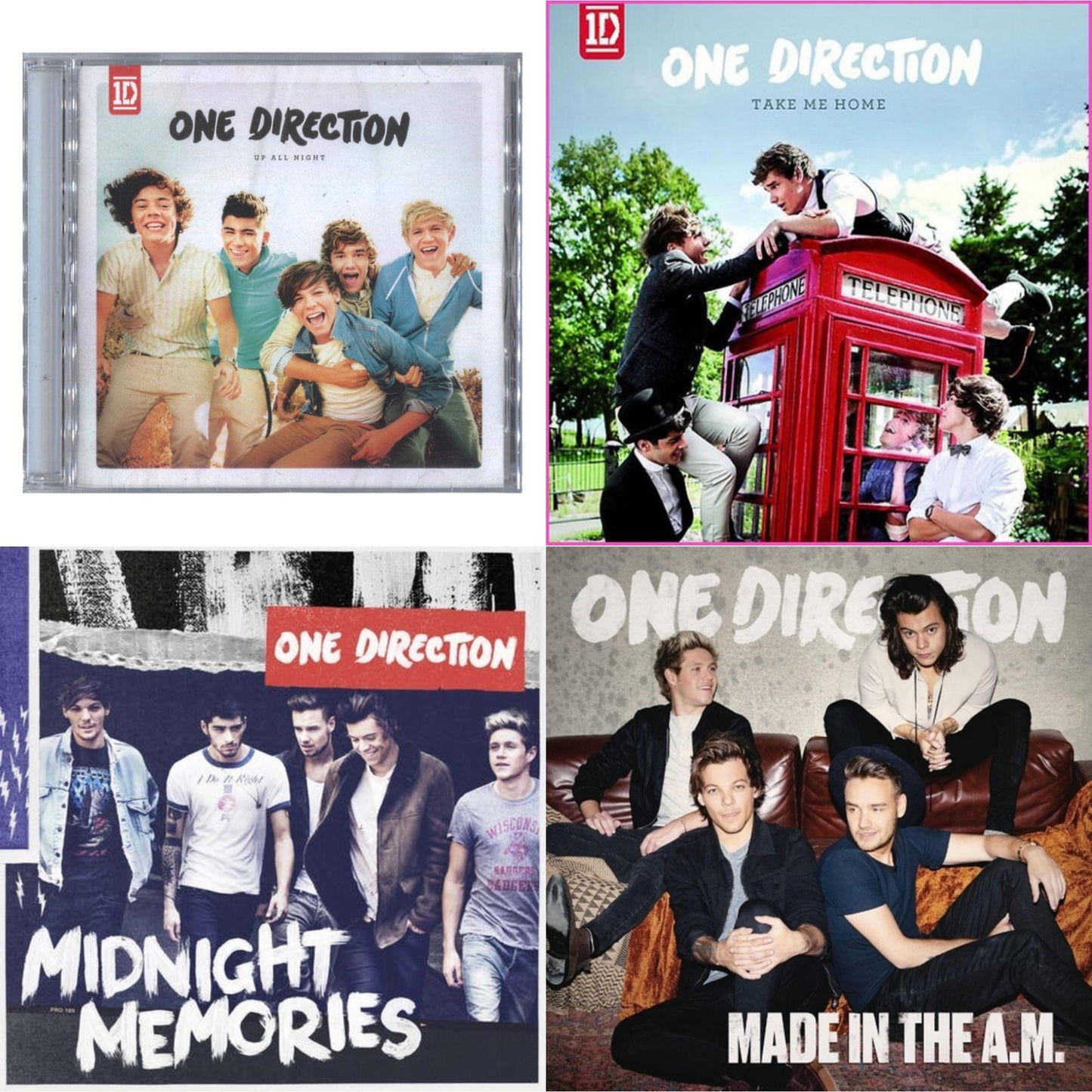 This is a 4 CD SKU bundle.
1.This CD is brand new.Format: CDMusic Style: Power PopThis item's title is: Up All NightArtist: One DirectionLabel: LEGACYBarcode: 888751199729Release Date: 6/8/2015
2.This CD is brand new.