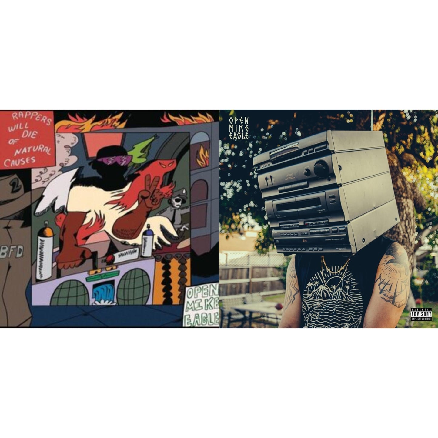 Component System With The Auto Reverse & Rappers Will Die Of Natural Causes (Silver LP Vinyl)