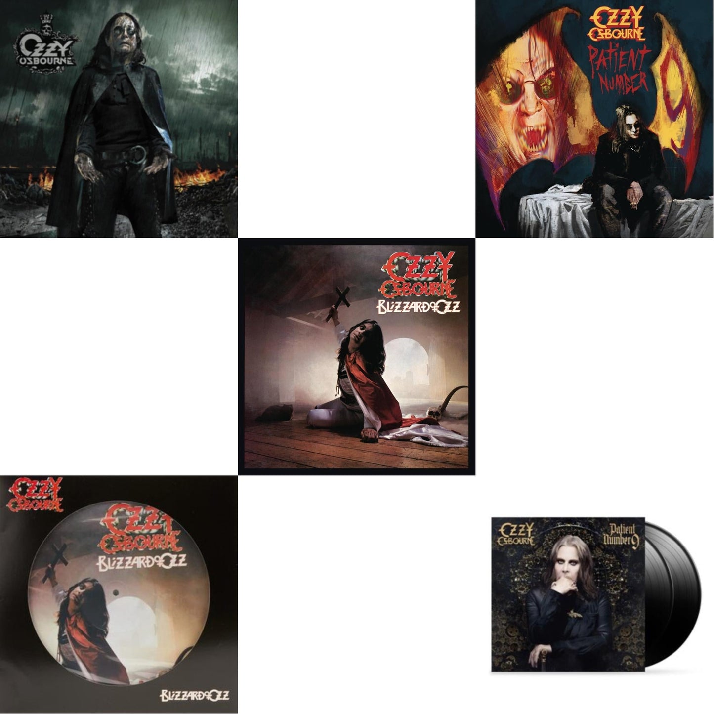 This is a 5 LP Vinyl SKU bundle.
1.This LP Vinyl is brand new.Format: LP VinylMusic Style: Hard RockThis item's title is: Patient Number 9Artist: Ozzy OsbourneLabel: EPICBarcode: 194399328118Release Date: 9/9/2022
2.This LP Vinyl is brand new.