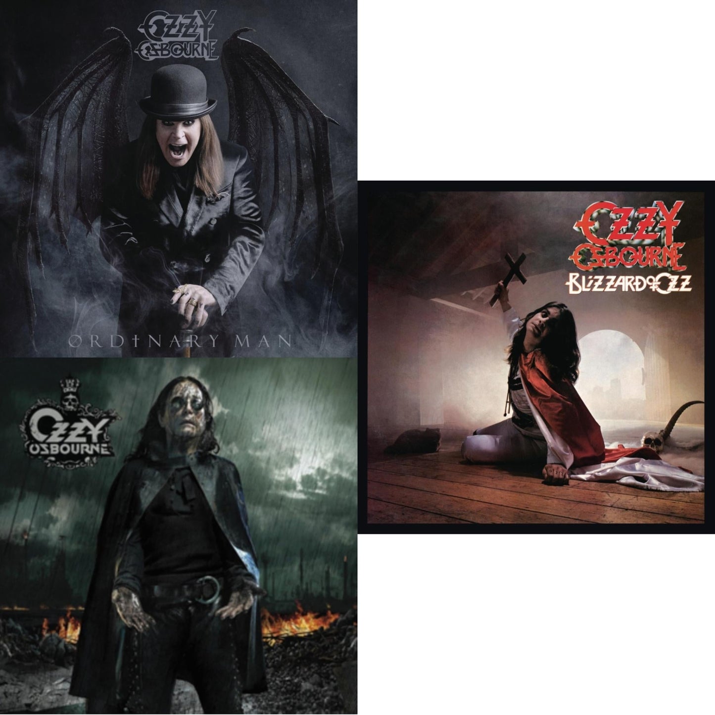 Ordinary Man (140G) & Black Rain (2LP) & Blizzard Of Ozz (180G/30Th Anniversary Legacy Edition)