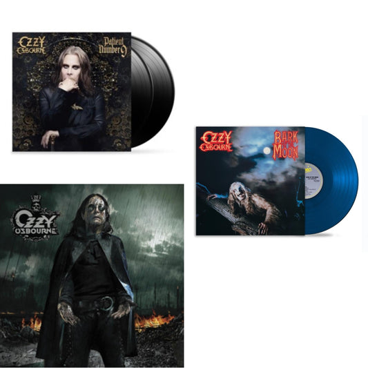 Patient Number 9 & Black Rain (2LP) & Bark At The Moon (40Th Anniversary) (Translucent Cobalt Blue LP Vinyl)