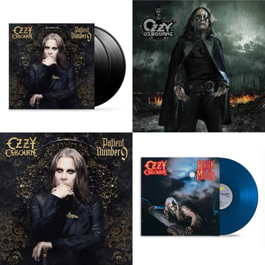 Patient Number 9 & Black Rain (2LP) & Patient Number 9 (Picture Disc/2LP) & Bark At The Moon (40Th Anniversary) (Translucent Cobalt Blue LP Vinyl)