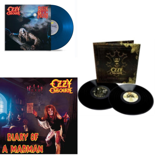Bark At The Moon (40Th Anniversary) (Translucent Cobalt Blue LP Vinyl) & Diary Of A Madman (180G) & Memoirs Of A Madman (2LP/180G/Gatefold)