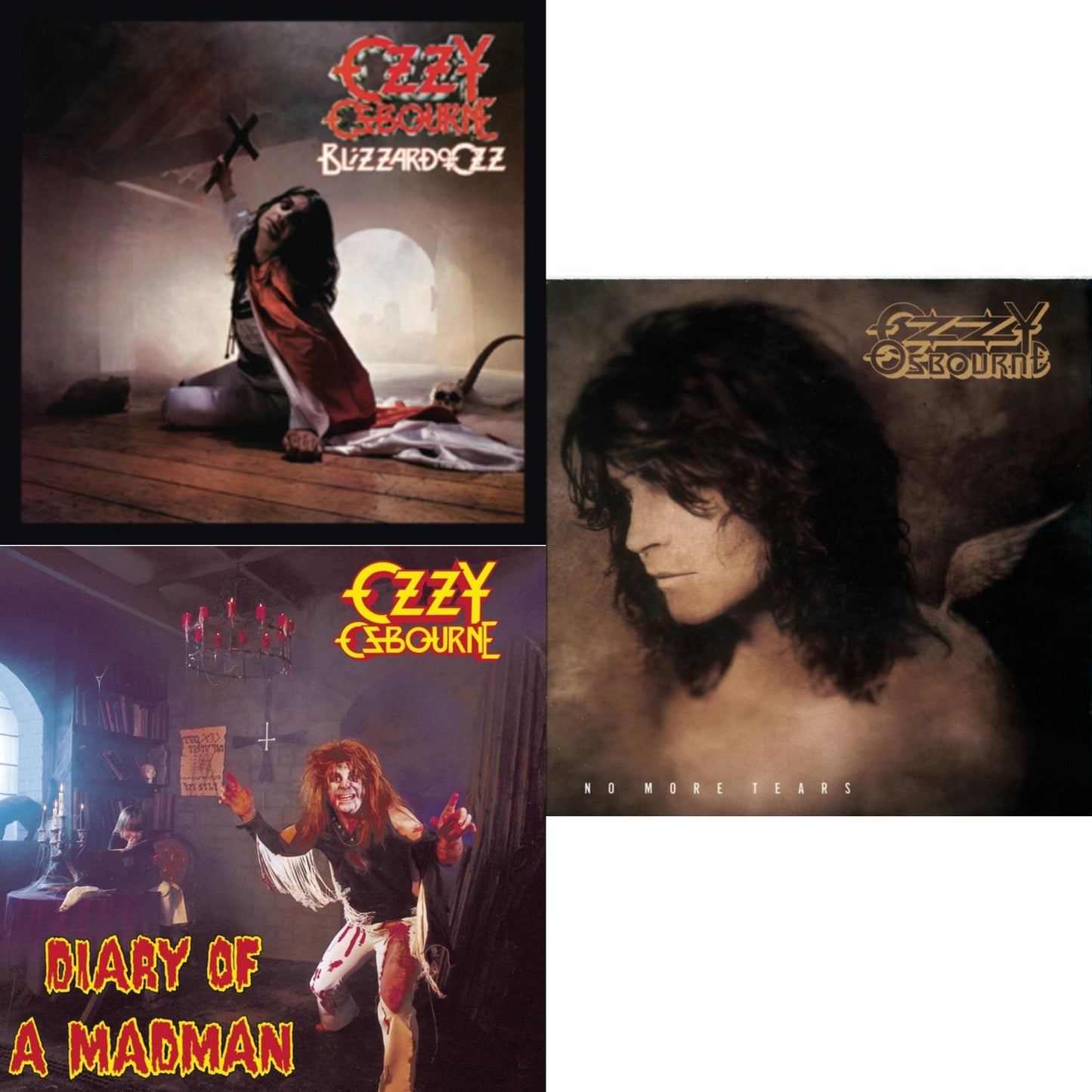 Blizzard Of Ozz & No More Tears & Diary Of A Madman
