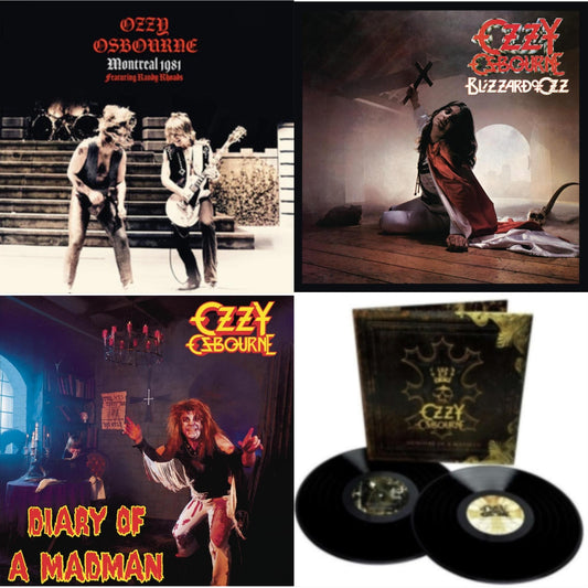Montreal (Red LP Vinyl) & Blizzard Of Ozz (180G/30Th Anniversary Legacy Edition) & Diary Of A Madman (180G) & Memoirs Of A Madman (2LP/180G/Gatefold)