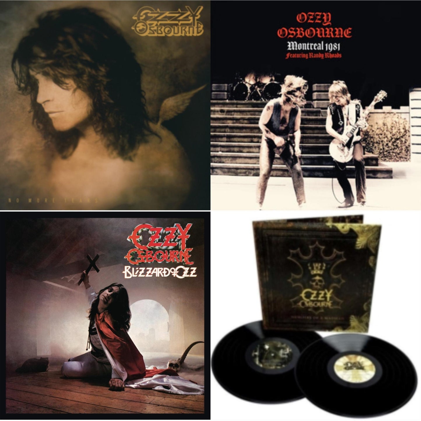 No More Tears (2LP) & Montreal (Red LP Vinyl) & Blizzard Of Ozz (180G/30Th Anniversary Legacy Edition) & Memoirs Of A Madman (2LP/180G/Gatefold)