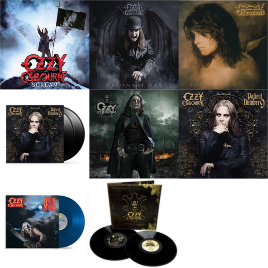 Scream (2LP) & Ordinary Man (140G) & No More Tears (2LP) & Patient Number 9 & Black Rain (2LP) & Patient Number 9 (Picture Disc/2LP) & Bark At The Moon (40Th Anniversary) (Translucent Cobalt Blue LP Vinyl) & Memoirs Of A Madman (2LP/180G/Gatefold)